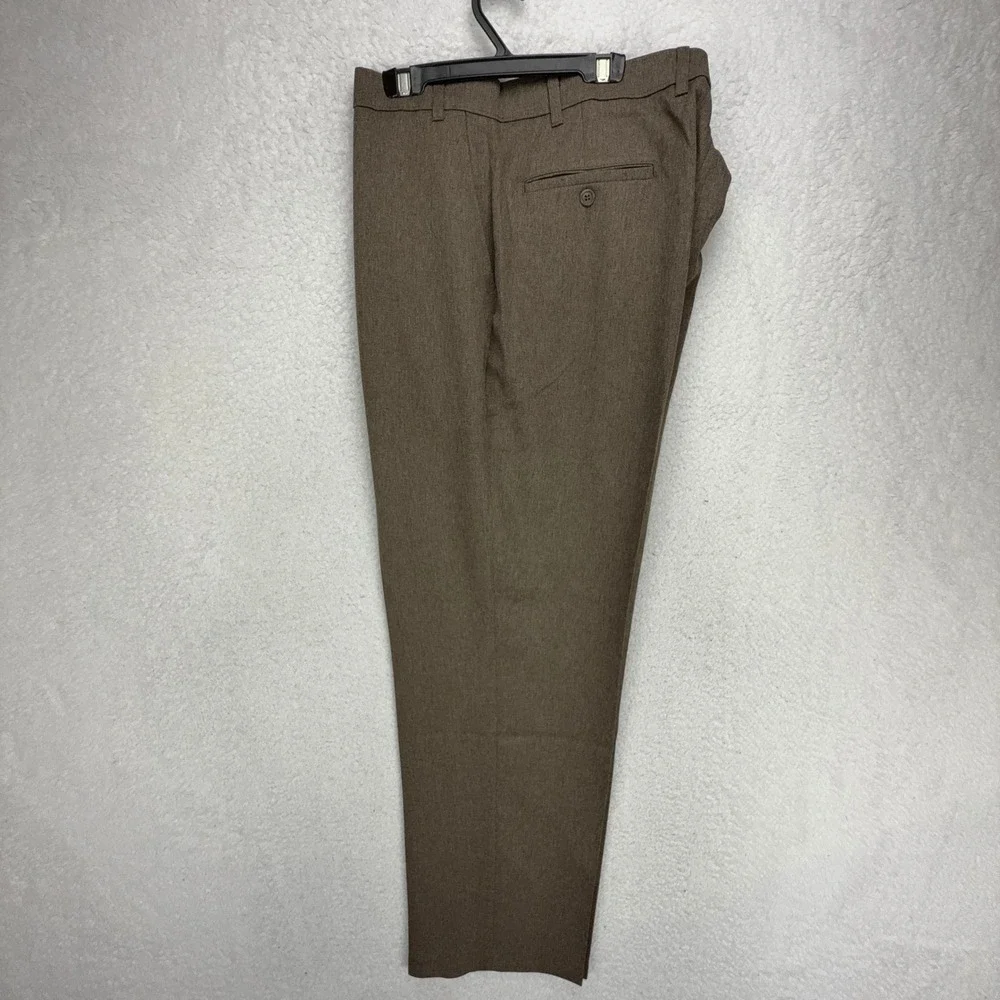 Levi‎ Strauss Action Slacks Mens 42x32 Brown Polyester Dress Pants 476902725 NWT